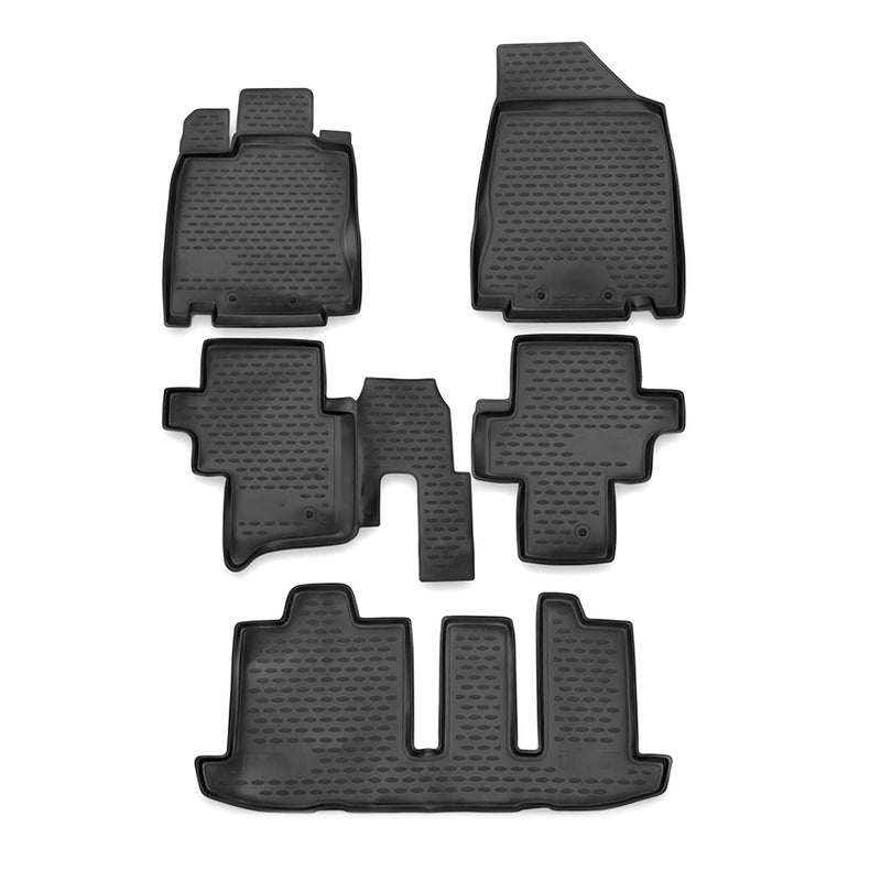 2013-2020 Nissan Pathfinder Floor Mats Liners Full Set All Weather Black