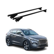 2016-2021 Hyundai Tucson Roof Rack Cross Bars Black