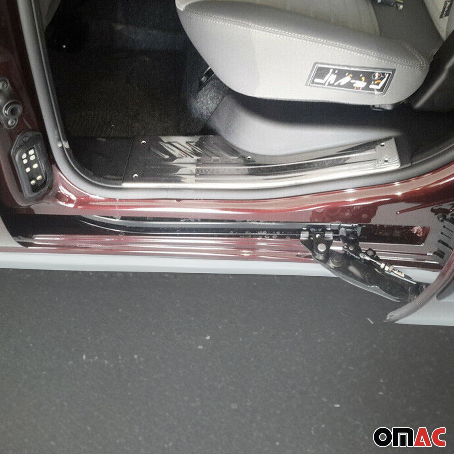 2015-2022 RAM ProMaster City Door Sill Scuff Plate Scratch Protector 2015-22 Stainless Steel 4x