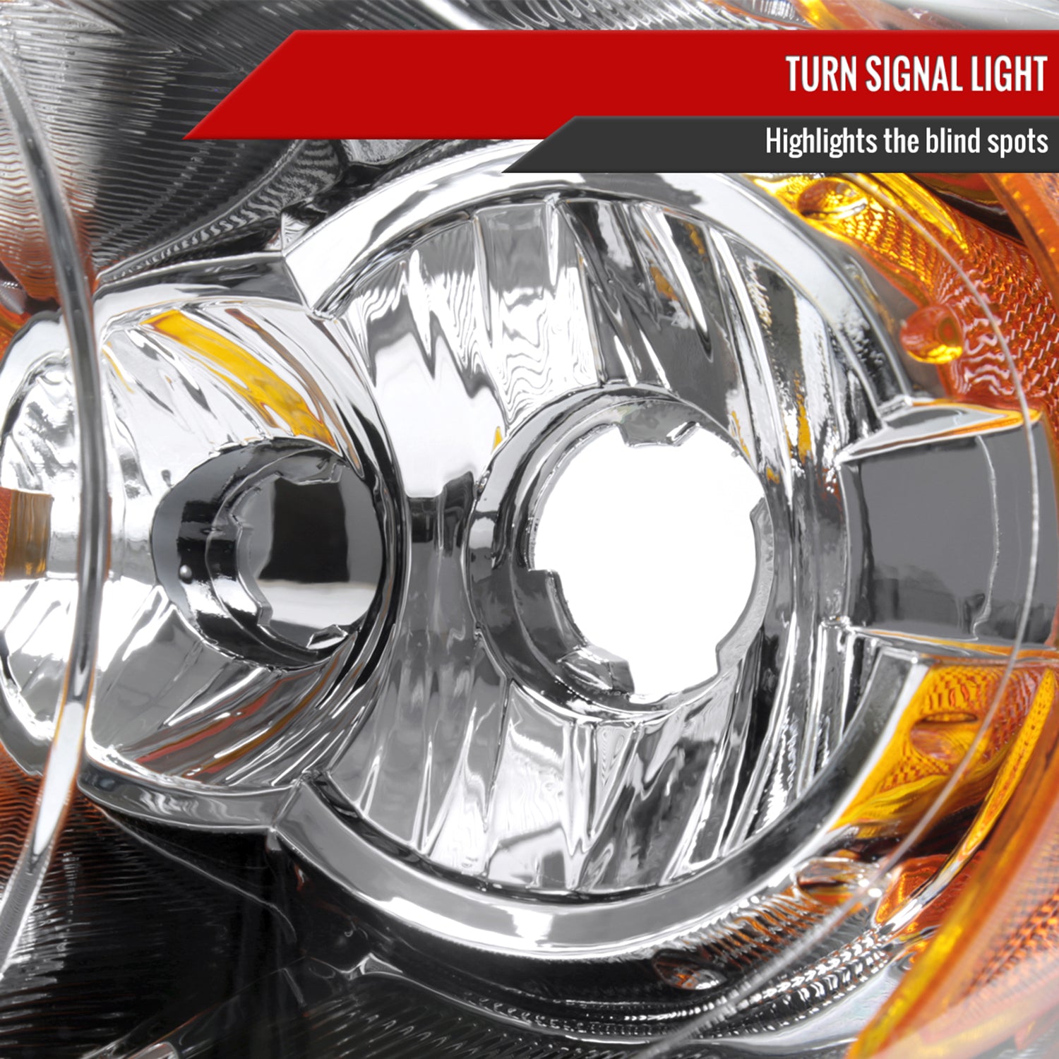 2005-2007 Chrysler Town & Country Factory Replacement Headlights Chrome/Clear