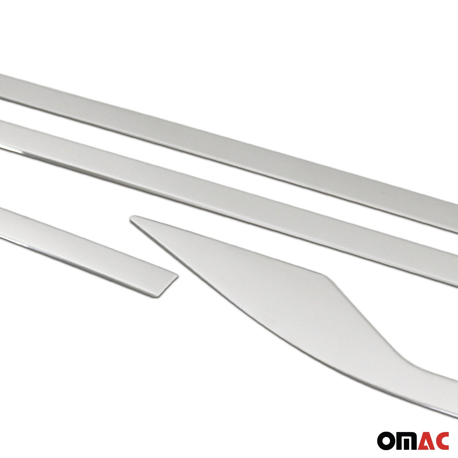 2018-2022 Toyota C-HR Side Door Molding Trim Skirt Garnish Stainless Steel Silver 4Pcs