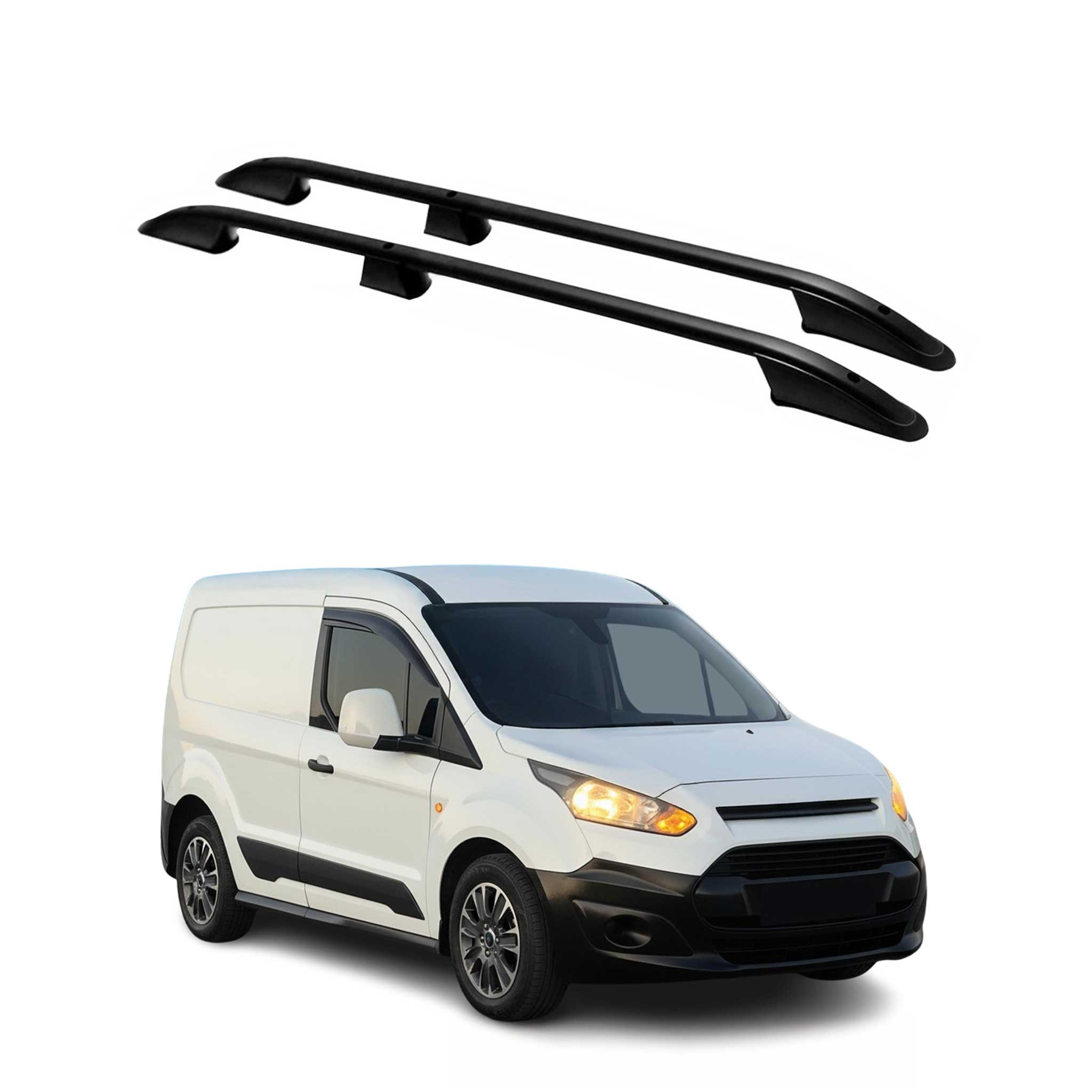 2014-2023 Ford Transit Connect SWB Roof Rack Rails Side Rails Black