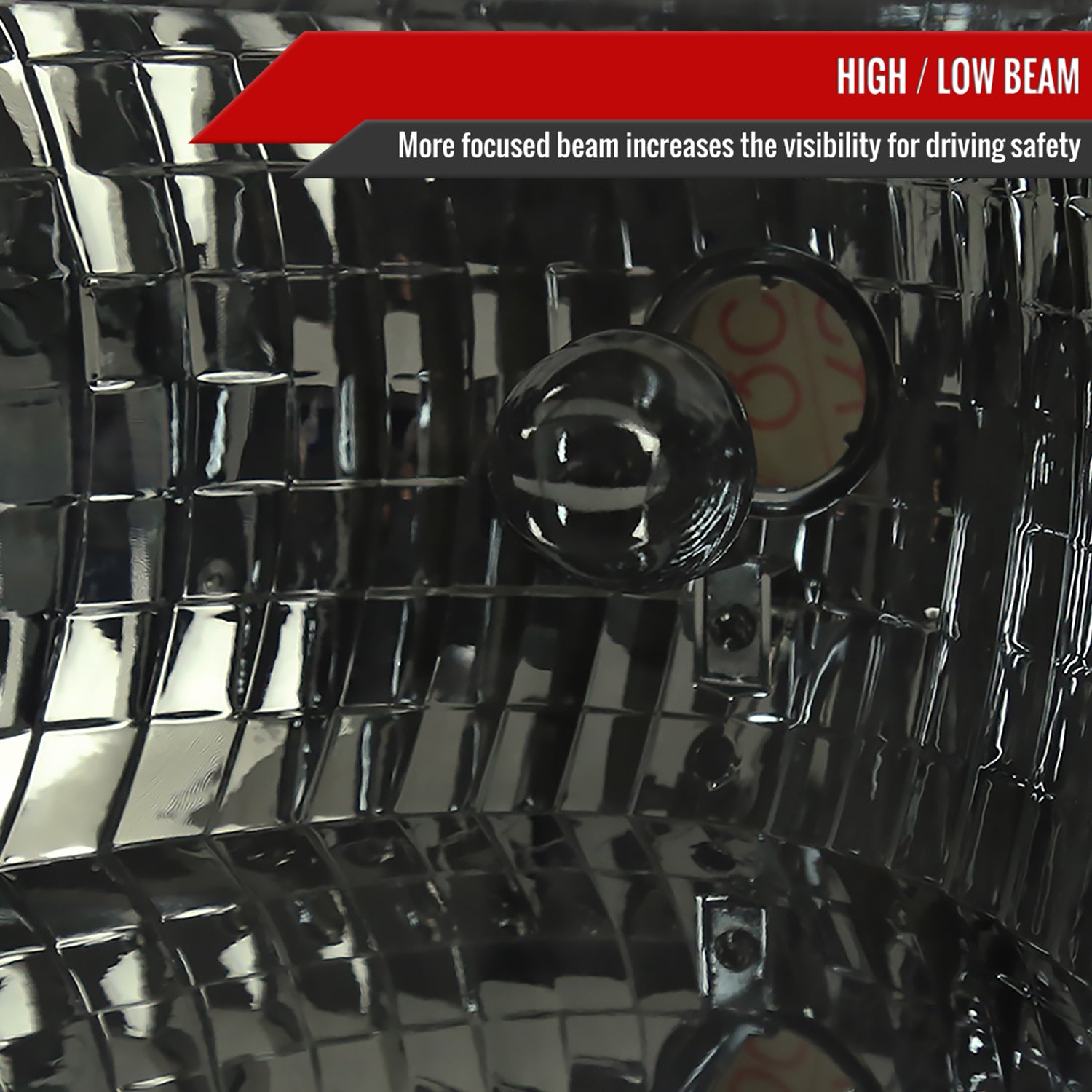 1993-1998 Jeep Grand Cherokee Factory Style Headlights Chrome/Smoke Lens