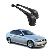 2005-2012 BMW 3 Series E90 Sedan E91 Touring Roof Racks Cross Bars Black