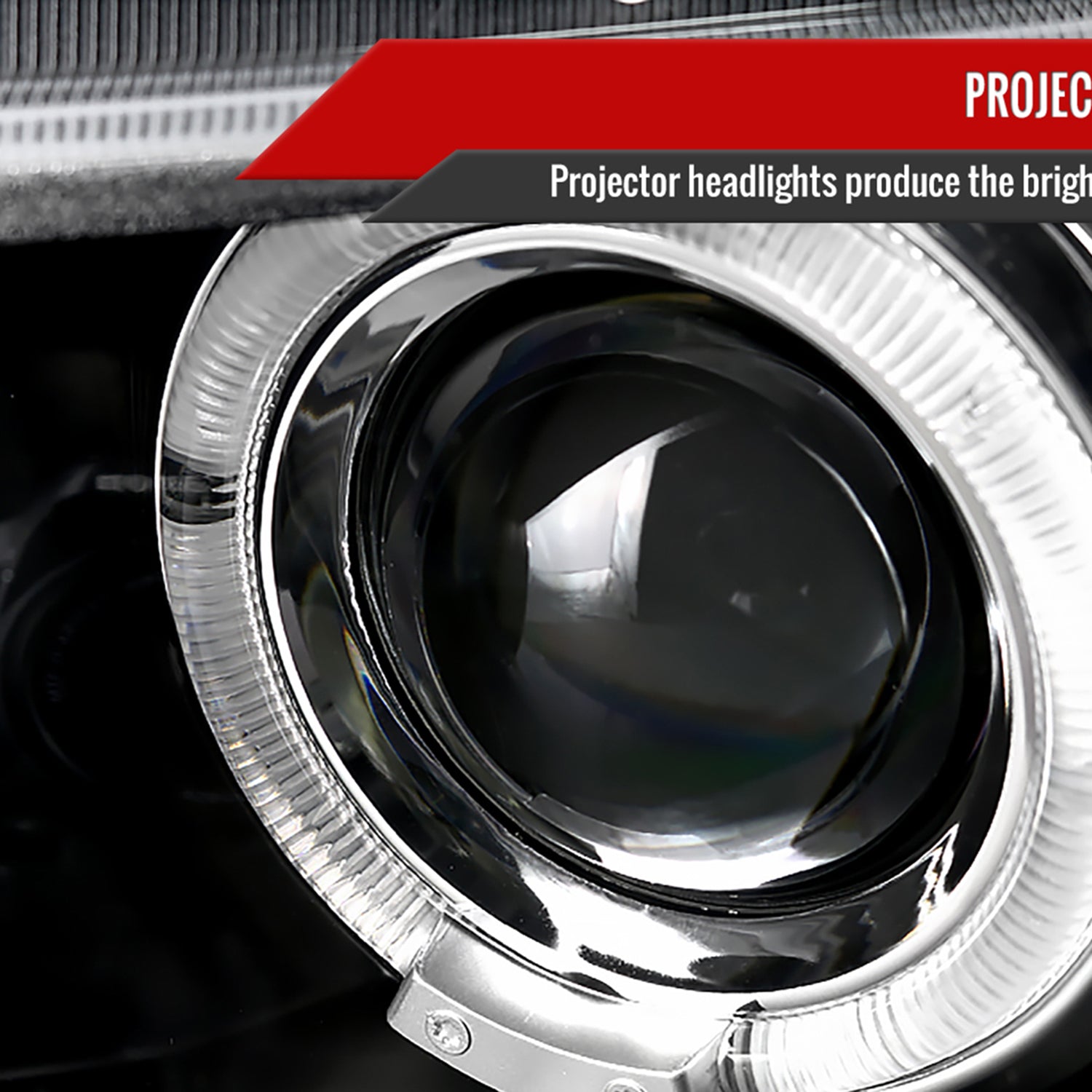 2006-2011 Honda Civic Coupe Dual Halo Projector Headlights Matte Black/Clear