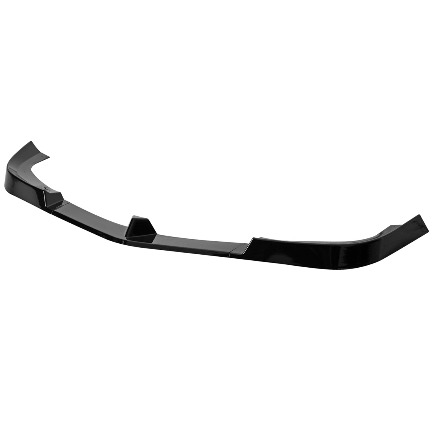 2012-2014 Mercedes W204 C Class Glossy Black Front Bumper Lip Splitter Kit