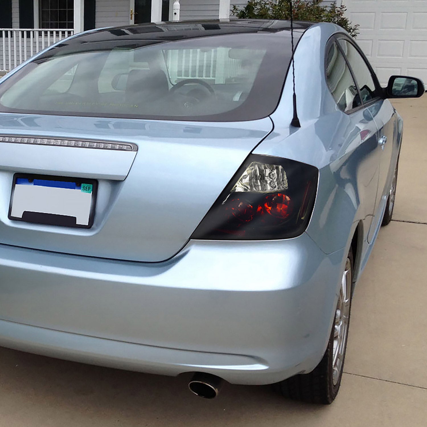 2004-2010 Scion tC Tail Lights Glossy Black Housing/Smoke Lens