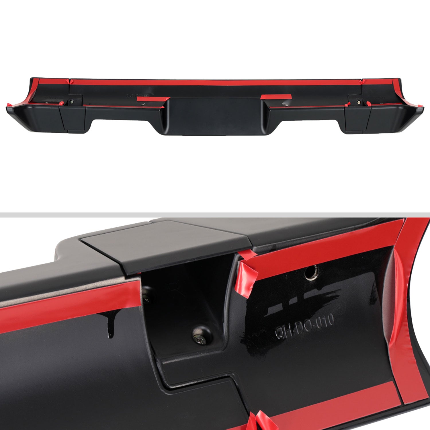 2013-2018 Dodge RAM 1500 Rear Roof Matte Black Truck Spoiler Wing Kit