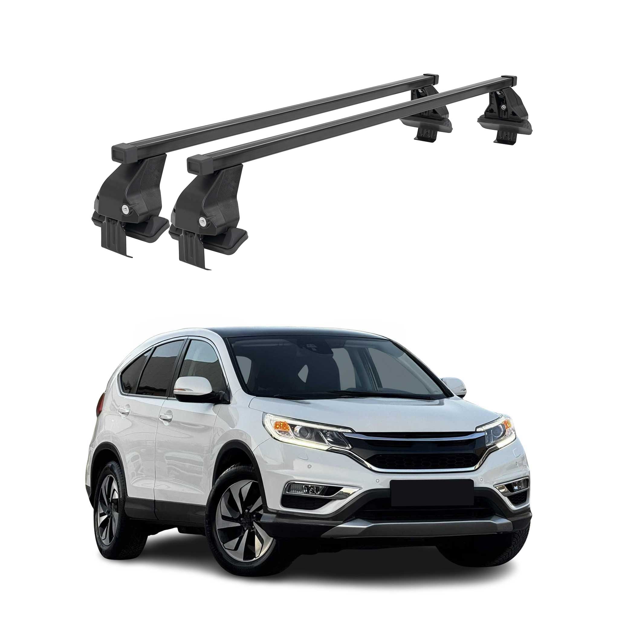 2012-2016 Honda CR-V Roof Rack Cross Bars Black