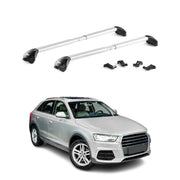 2015-2018 Audi Q3 Roof Rack Cross Bars Silver