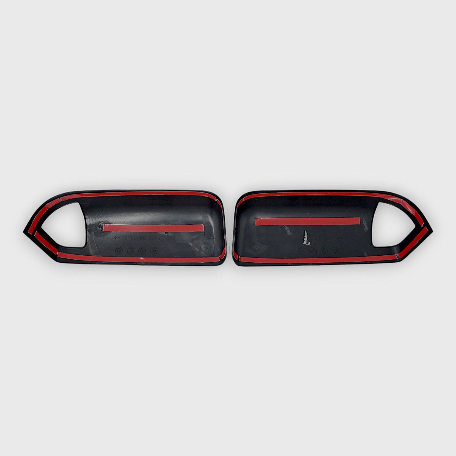 2010-2022 RAM RAM 2500/3500 Mirror Cover Caps Gloss Black 2Pcs ABS Plastic