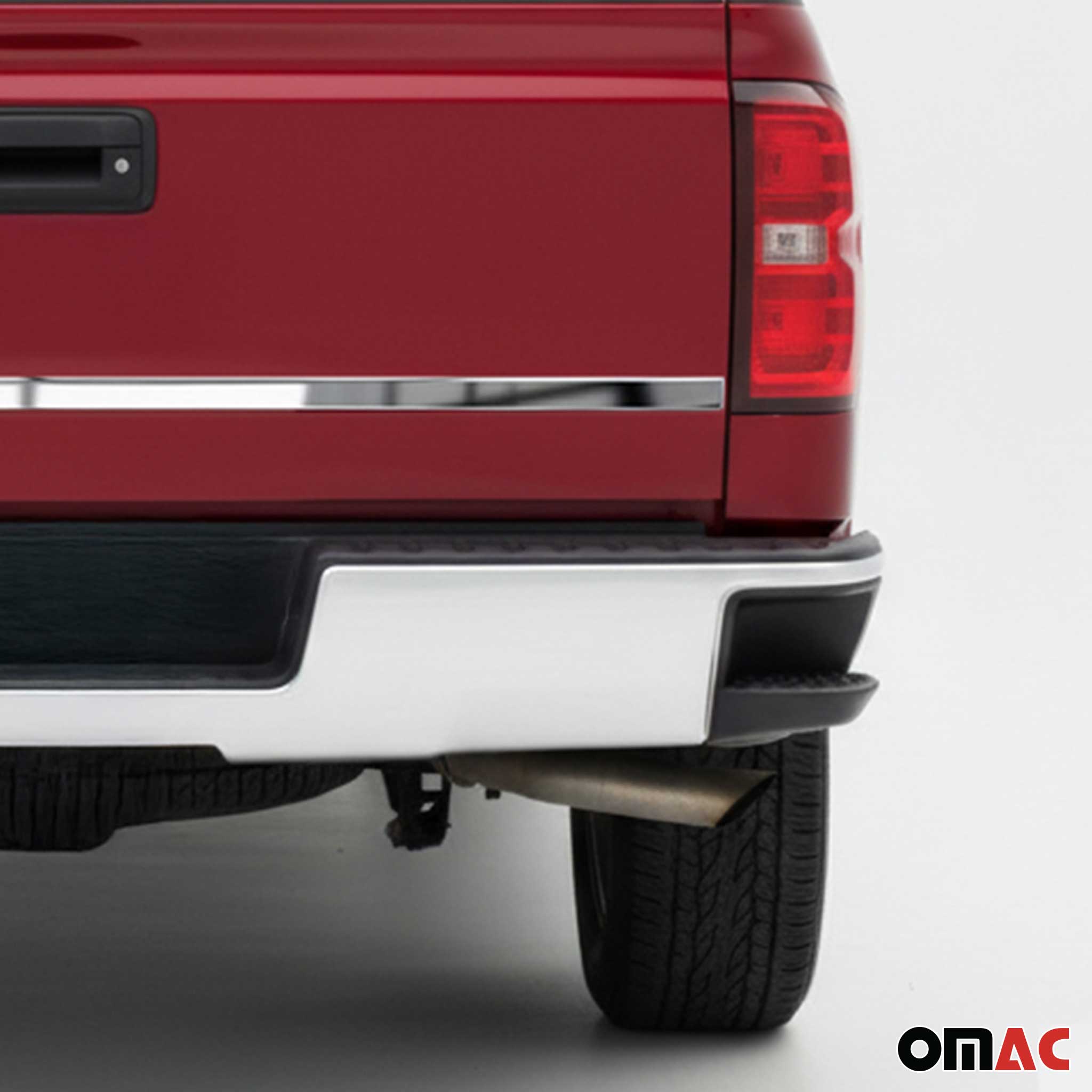 2014-2019 GMC Sierra 1500/2500/3500 HD Rear Trunk Molding Trim Stainless Steel Silver 1Pc