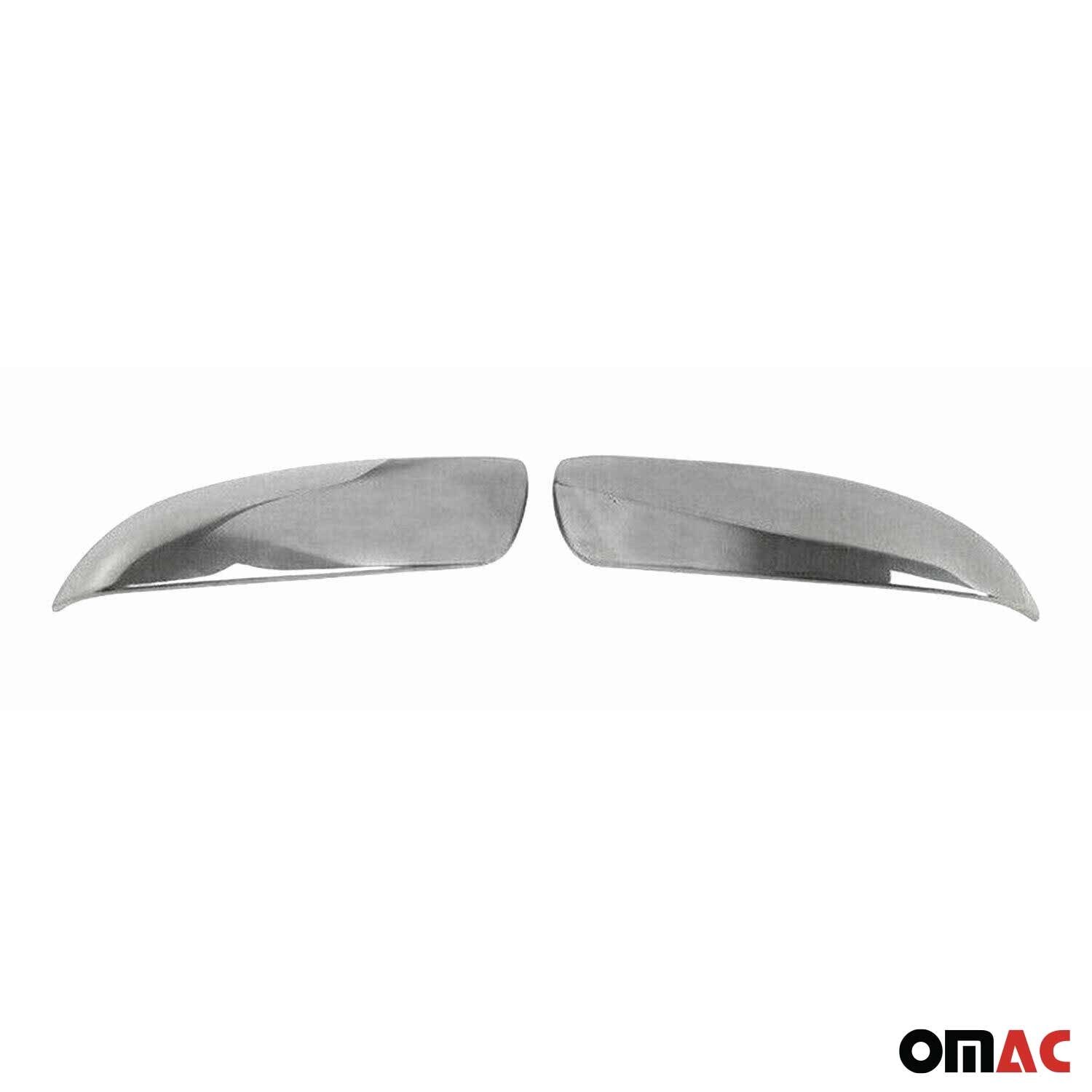 2011-2015 Kia Sorento Side Mirror Cover Caps Stainless Steel Silver 2 Pcs