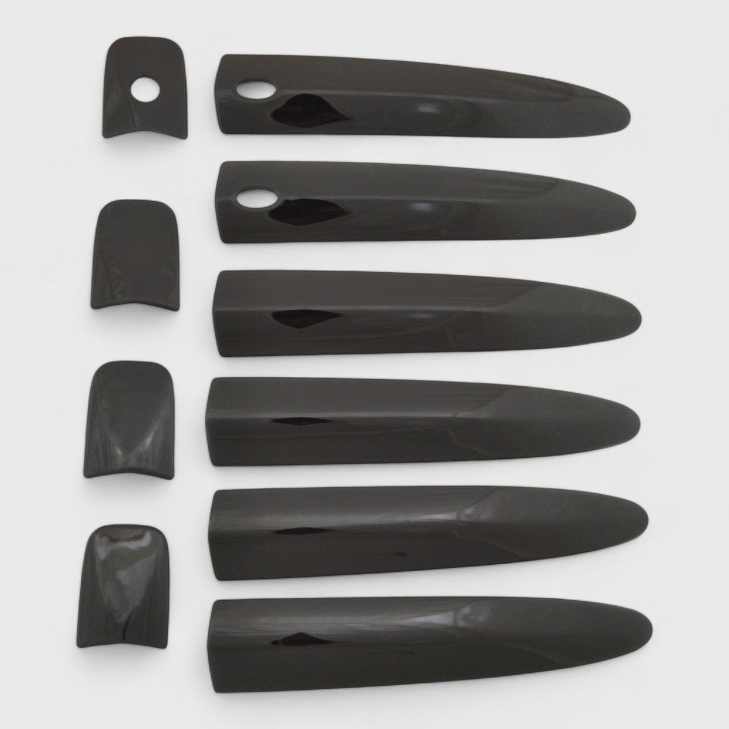 2013-2019 Nissan Sentra Door Handle Cover  4DR ABS Plastic Gloss Black 10 Pcs