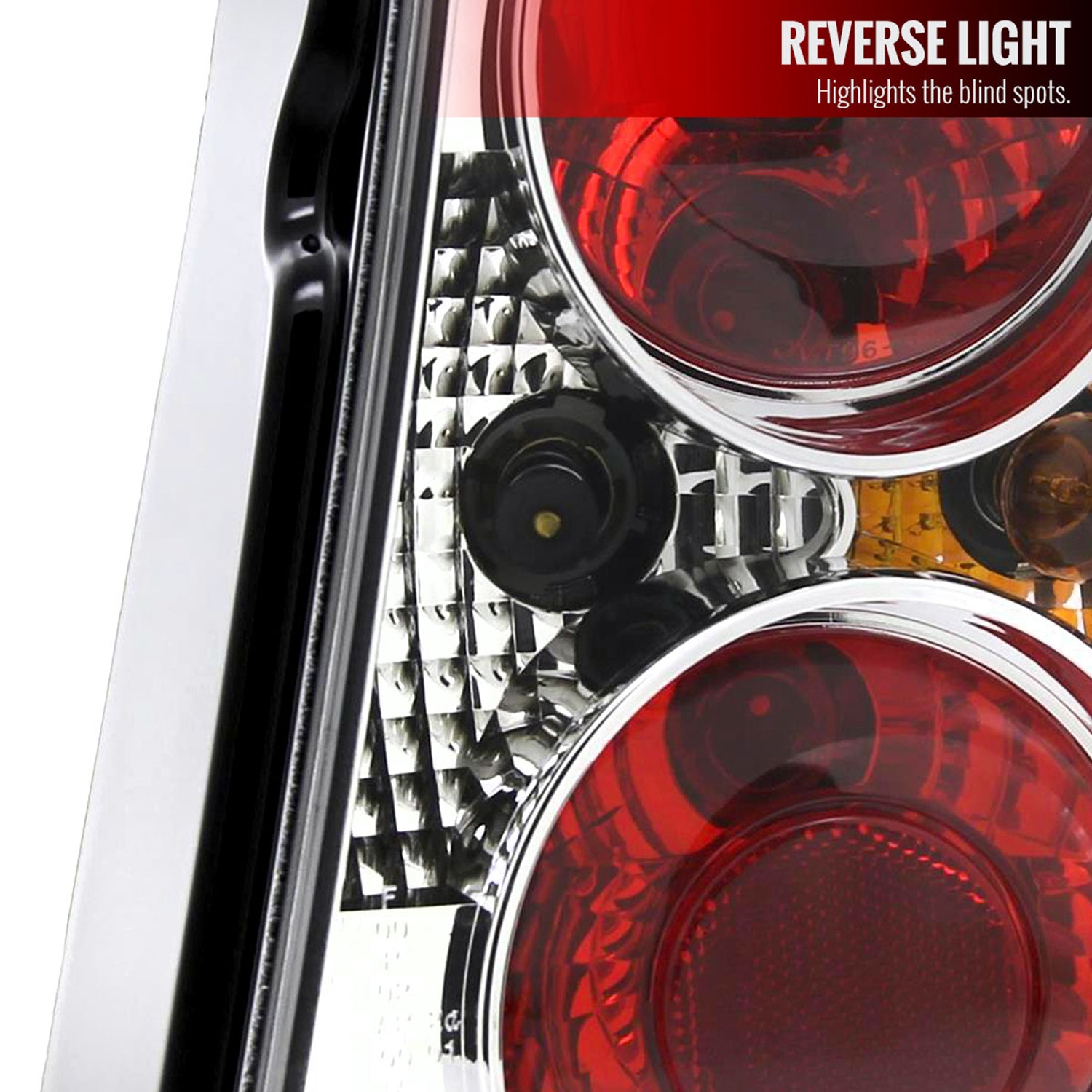 2001-2005 VW Passat Sedan Tail Lights Chrome Housing/Clear Lens