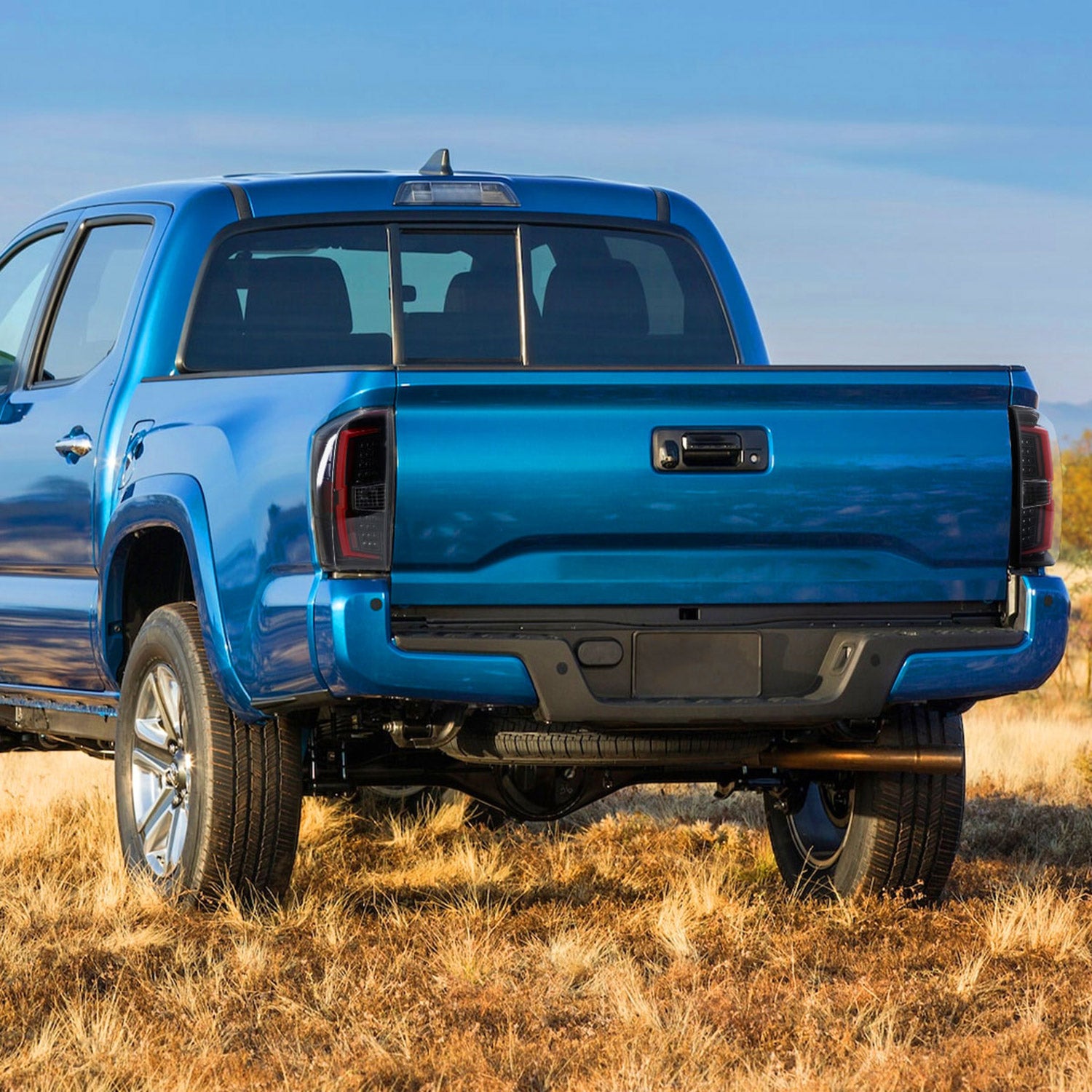2016-2022 Toyota Tacoma LED Bar Tail Lights Jet Black Housing/Clear Lens