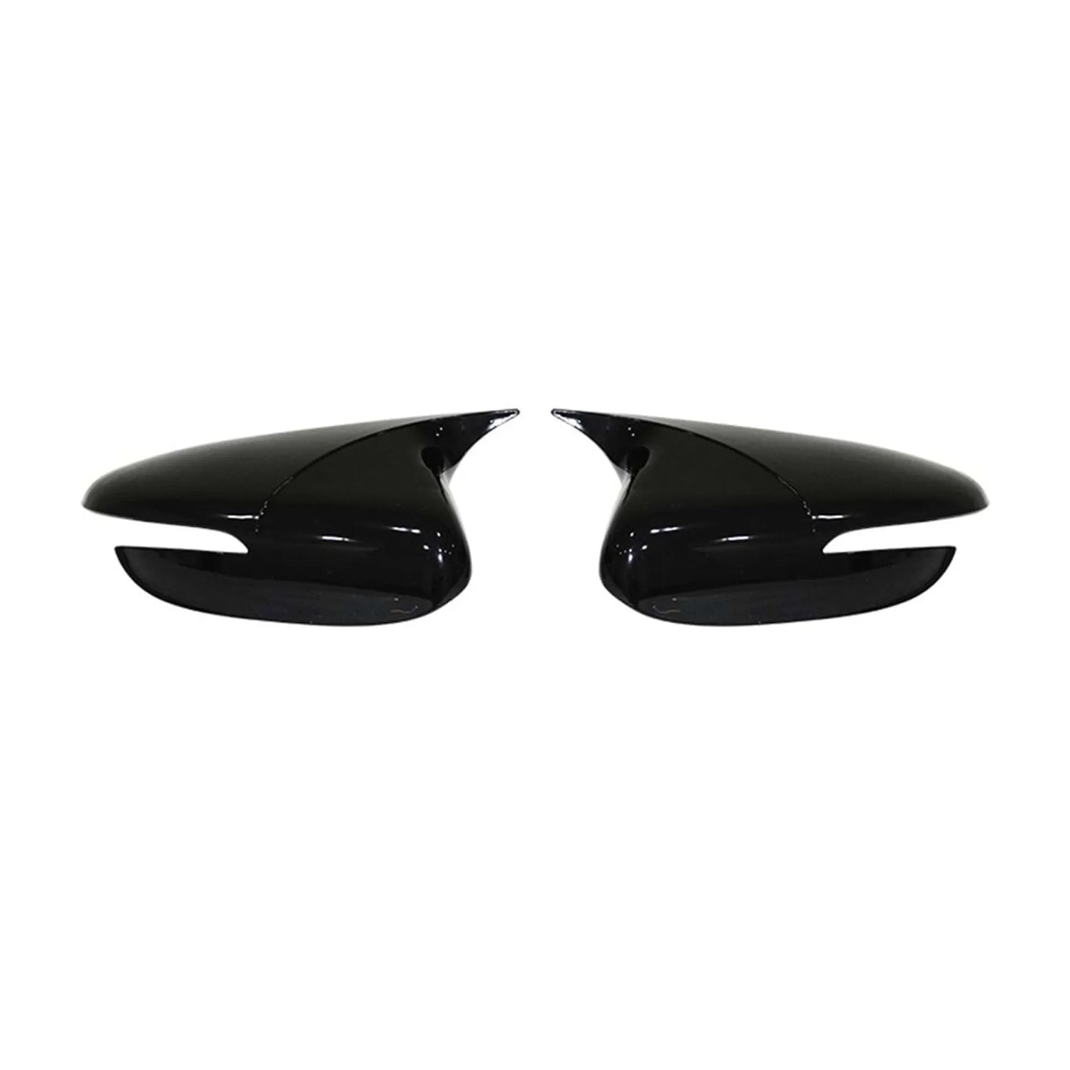 2014-2018 Kia Forte Side Mirror Cover Caps Sedan Piano Black 2 Pcs