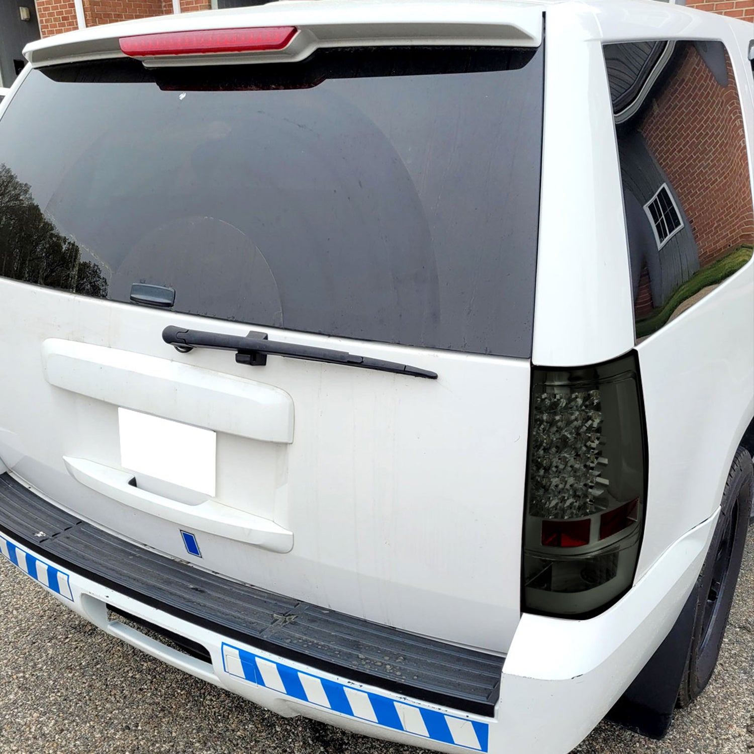 2007-2014 Chevy Tahoe/Suburban LED Tail Lights Chrome Housing/Smoke Lens