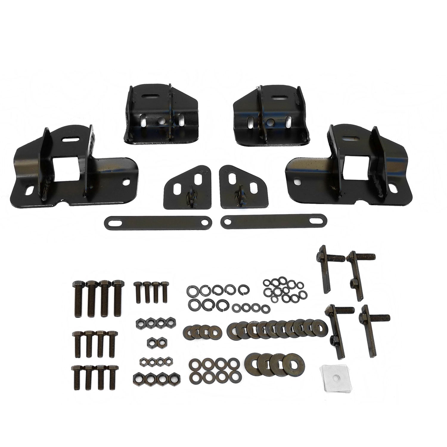 2009-2014 Ford F-150 SuperCrew Cab 3" Black S.Steel Side Step Nerf Bars