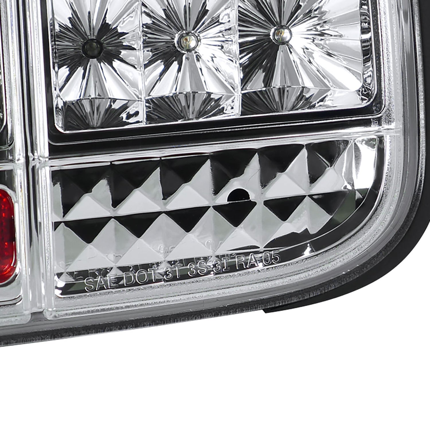 2005-2009 Ford Mustang Sequential LED Tail Lights Chrome Housing/Clear Lens