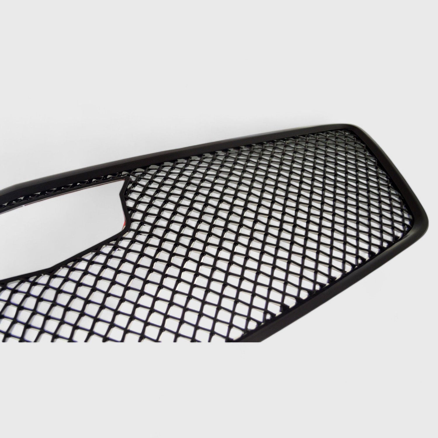 2015-2019 Cadillac CTS Grille Overlay Gloss Black 1Pcs ABS Plastic