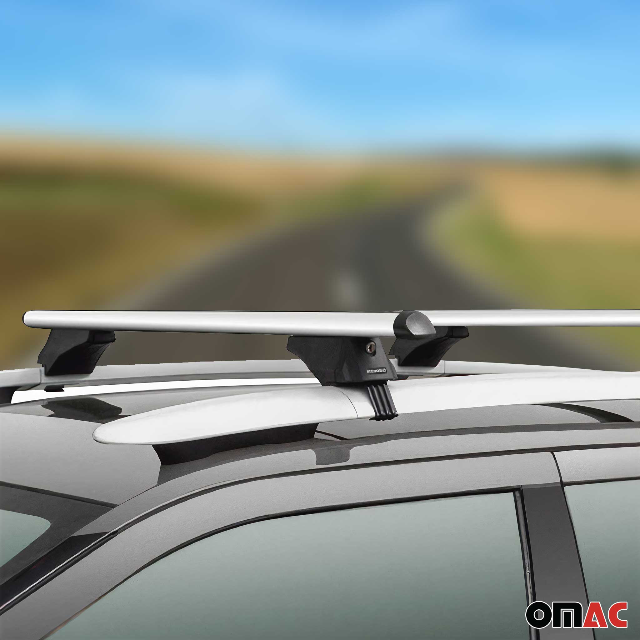 2018-2025 VW Tiguan Allspace Roof Rack Cross Bars Silver