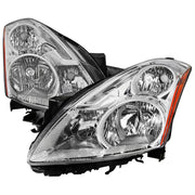 2010-2012 Nissan Altima Sedan Factory Style Headlights Chrome/Clear Lens