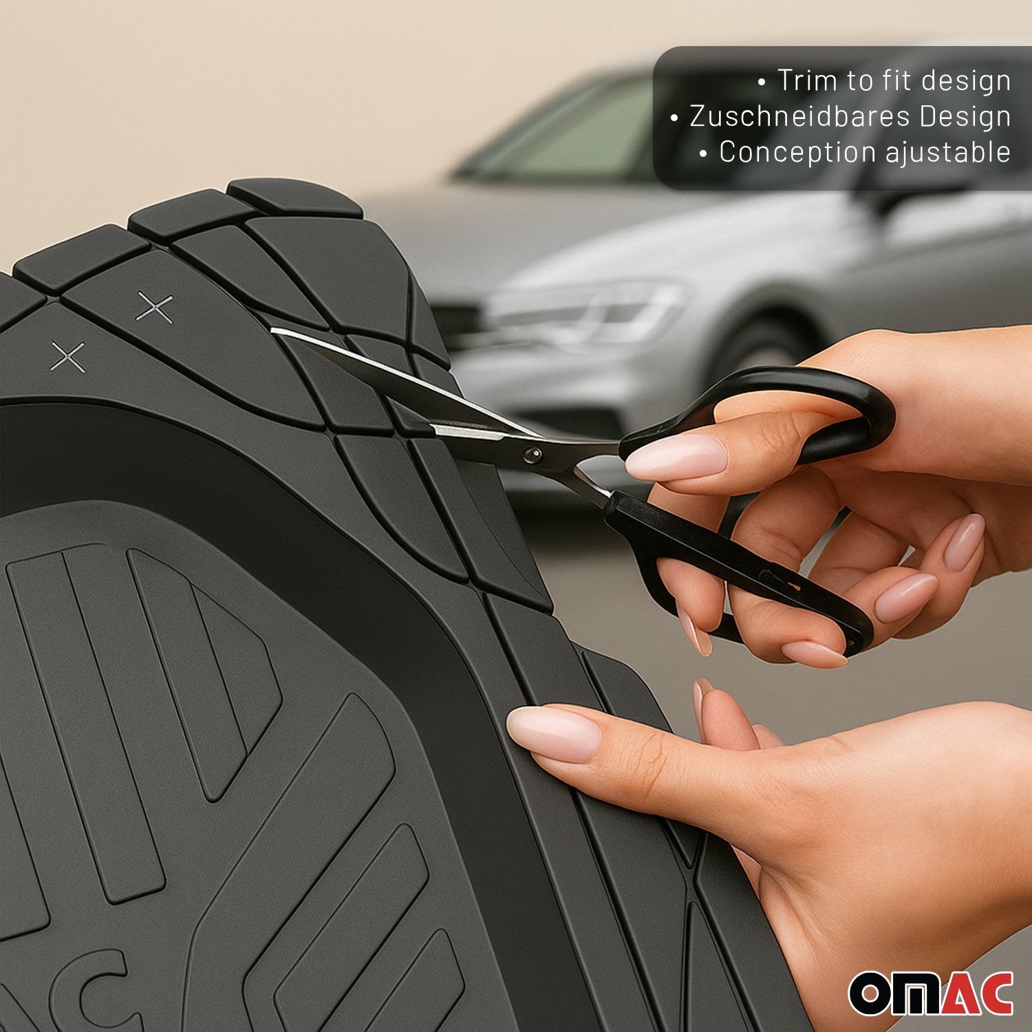 2004-2024 BMW X3 E83 F25 G01 Heavy Duty Trim to fit Floor Mats Liner Black All Weather 4Pcs