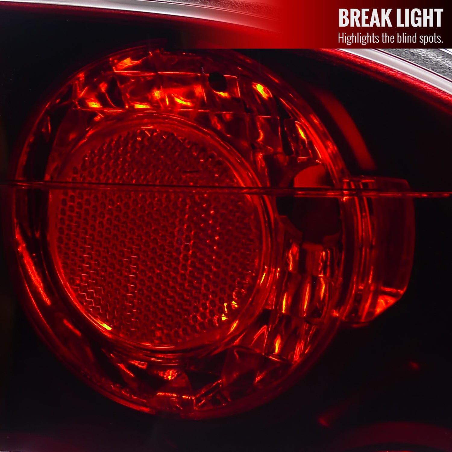 2006-2011 Honda Civic Sedan Tail Lights Matte Black Housing/Red Clear Lens