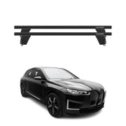 Roof Racks Cross Bars Luggage Carrier for BMW iX 2022-2025 Aluminium Black 2x