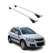 2006-2013 Suzuki SX4 S-Cross Roof Rack Cross Bars Silver