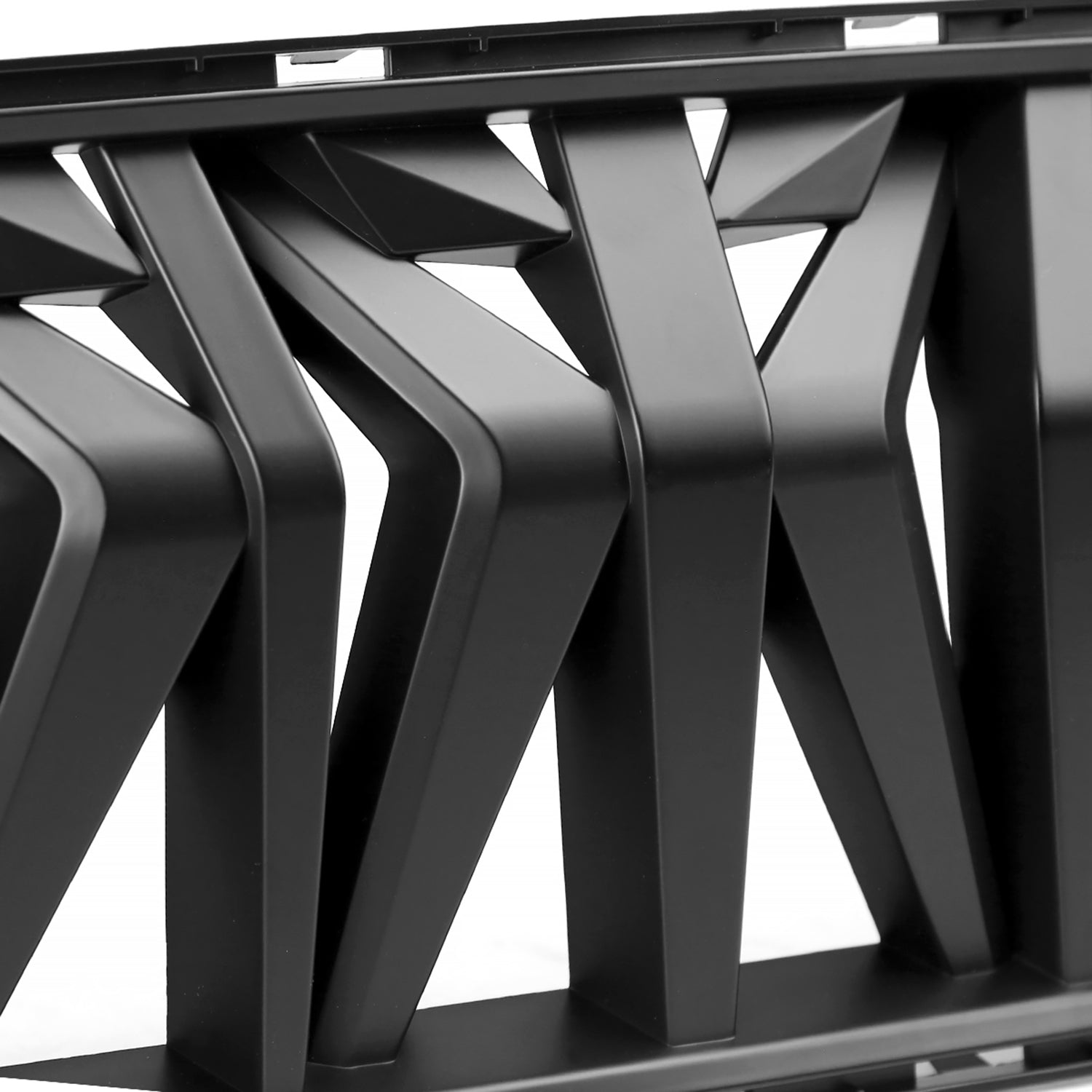 2018-2023 Ford Mustang Shark Hood Grille w/3D Smoke LED Turn Signal Lights