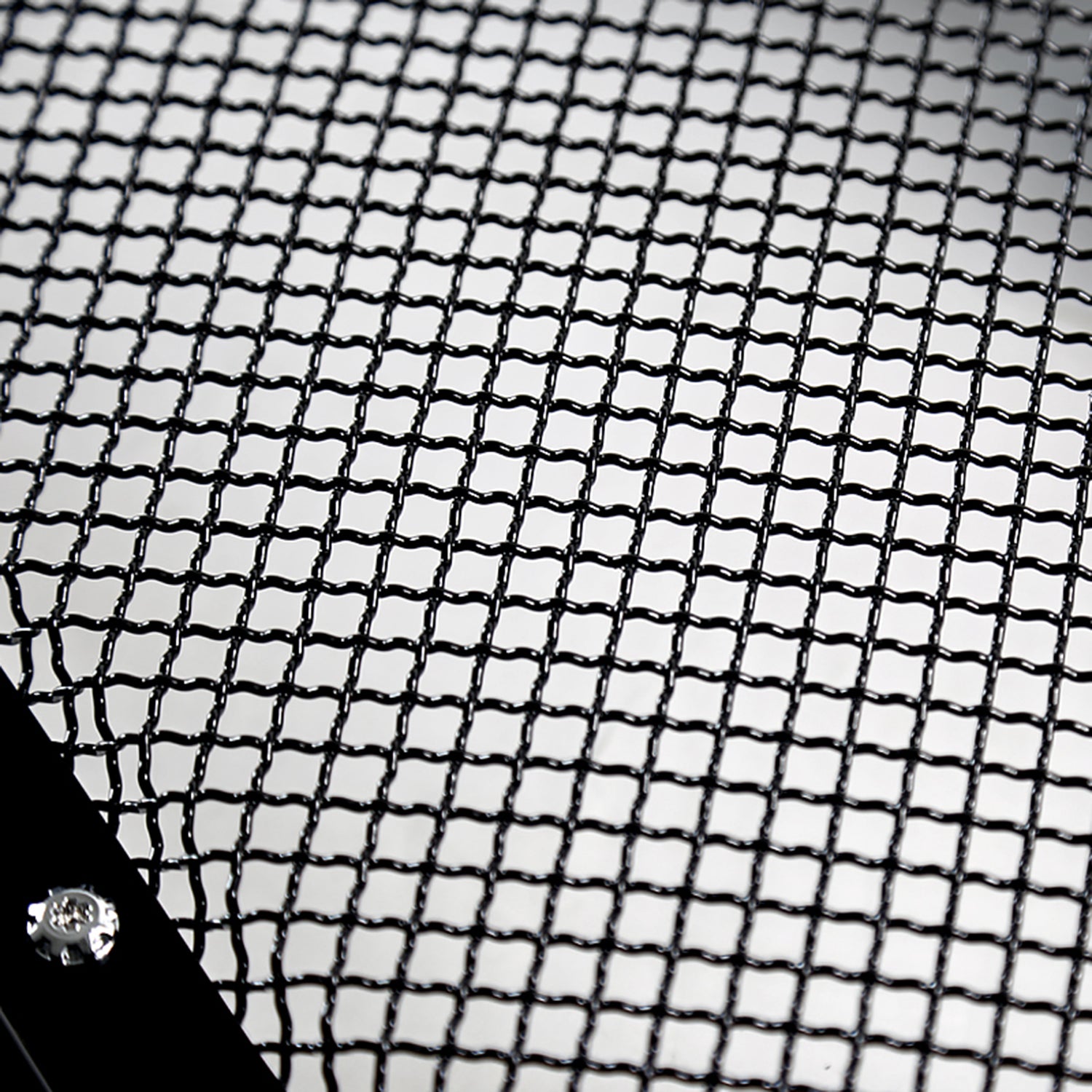 2006-2008 Dodge RAM Glossy Black ABS Rivet Style Grille w/ S.Steel Mesh