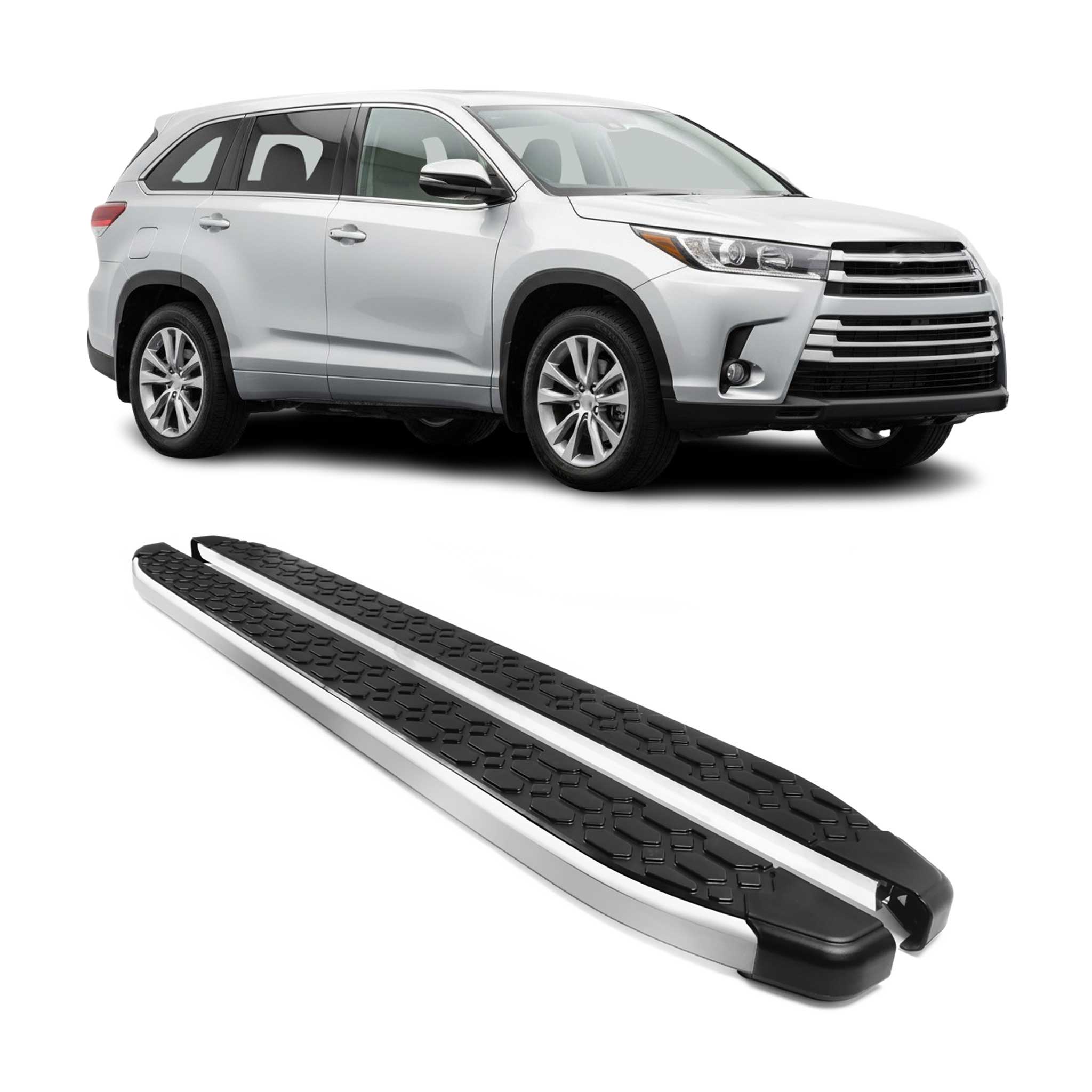 2014-2019 Toyota Highlander Nerf Bar Side Step Running Boards Alu 2x