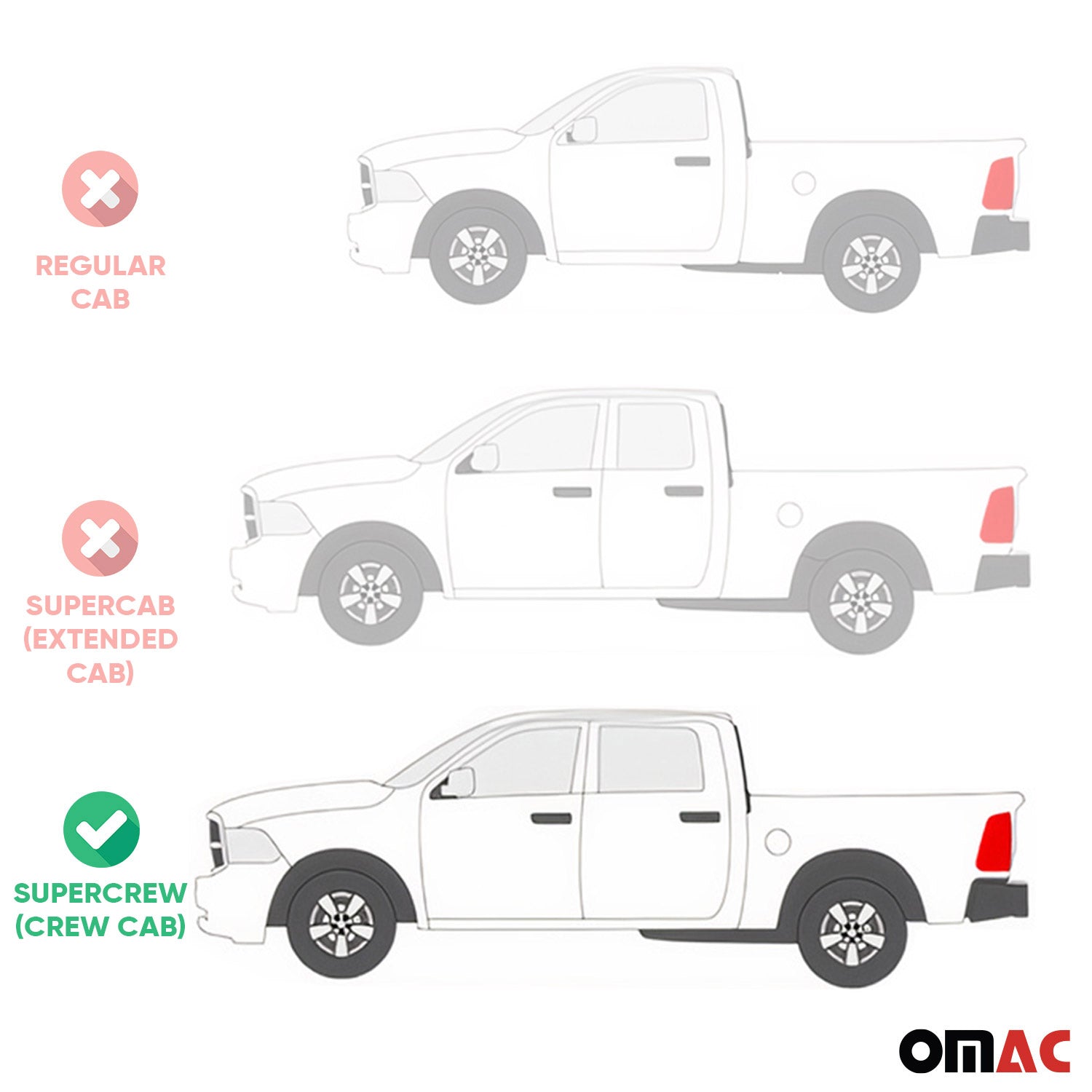 2012-2018 Dodge RAM 1500 Premium Floor Mats Liners First and Second Row Set Black