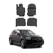 2020-2026 Mercedes GLE Class V167 Premium Floor Mats Liners Full Set All Weather Heavy Duty Black