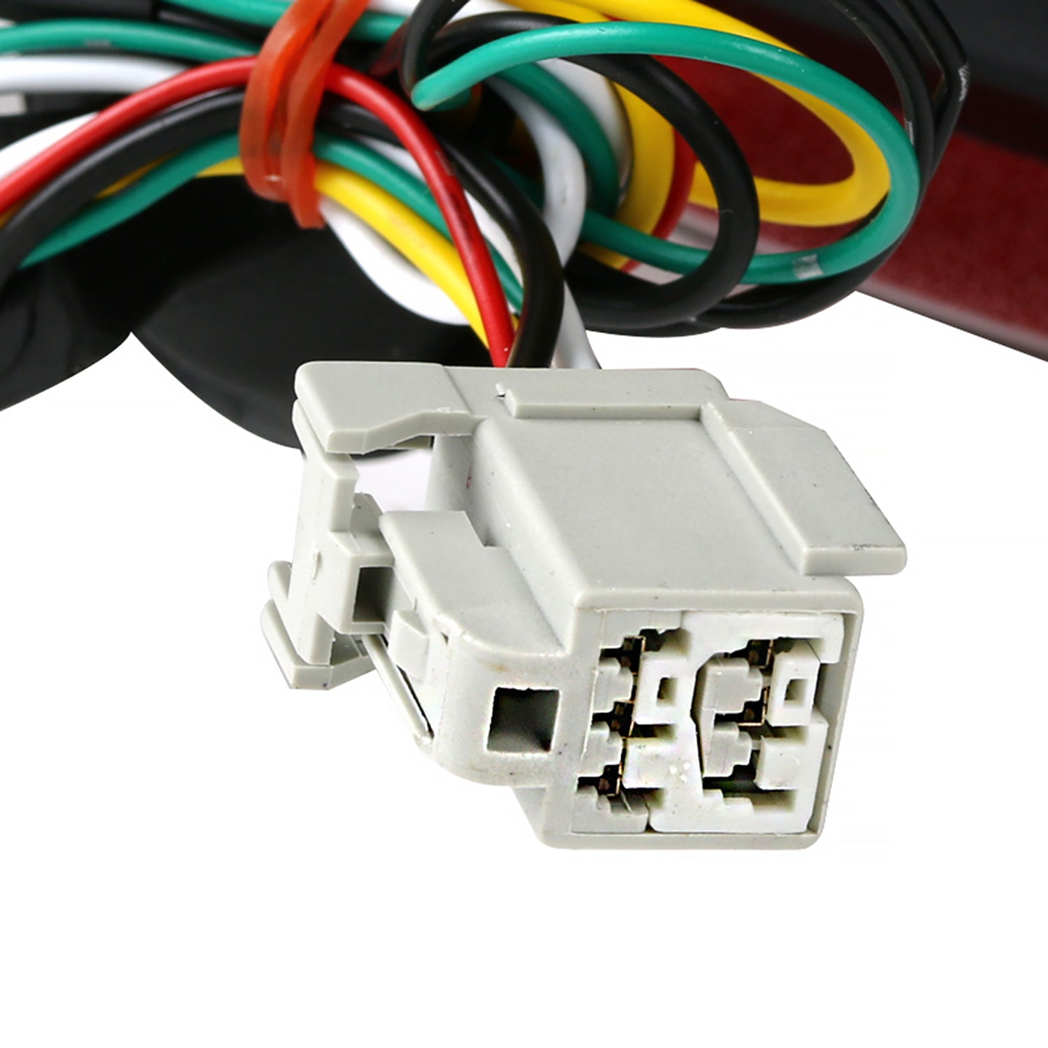 2011-2013 Ford Fiesta Hatchback LED Tail Lights Chrome/Red Smoke Lens