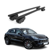 2015-2025 Porsche Macan Roof Rack Cross Bars Black