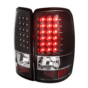 2000-2006 Chevy Suburban/Tahoe/Yukon/Yukon XL LED Tail Lights Matt Black/Clear
