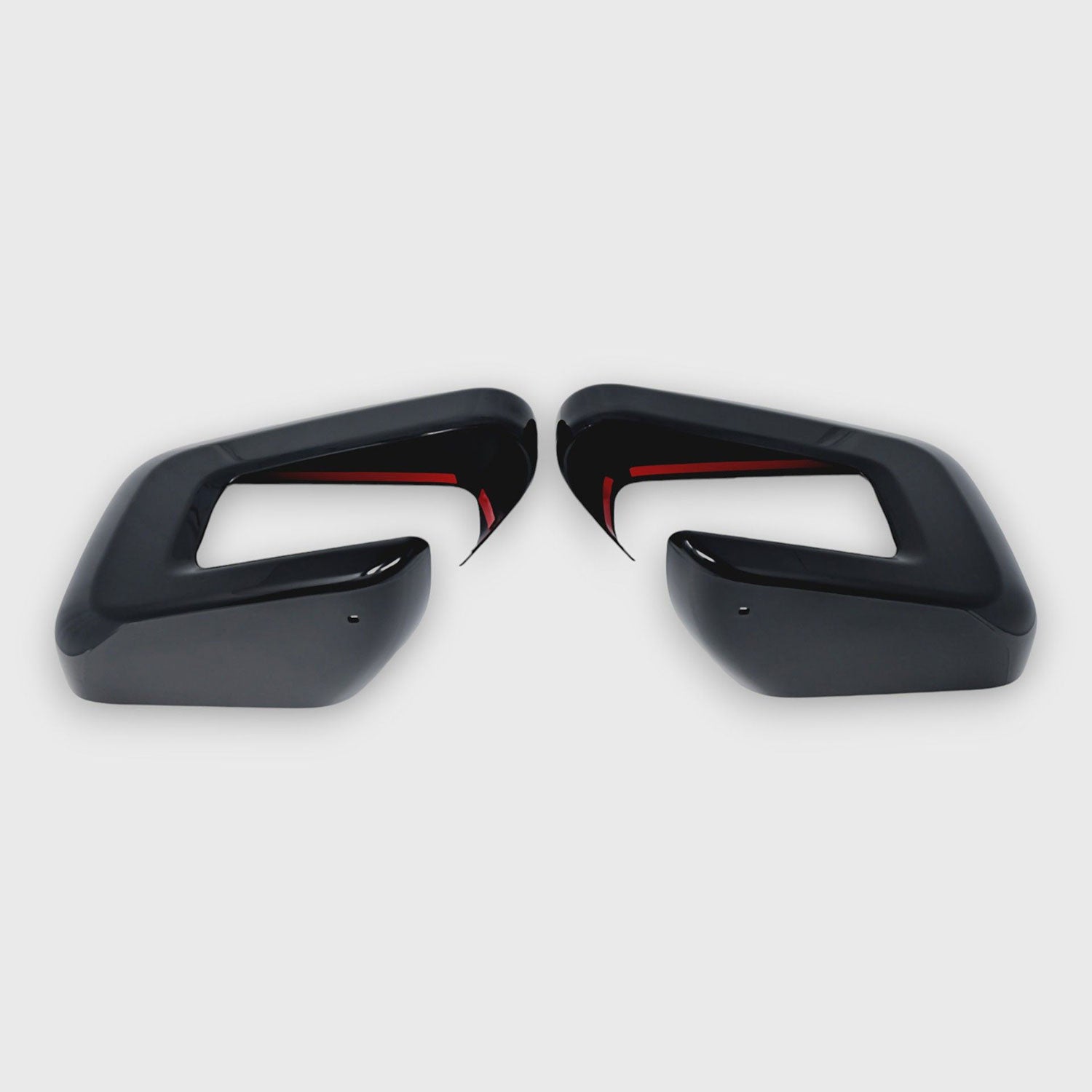 2021-2024 Ford F-150 Mirror Cover Caps Gloss Black 2Pcs ABS Plastic