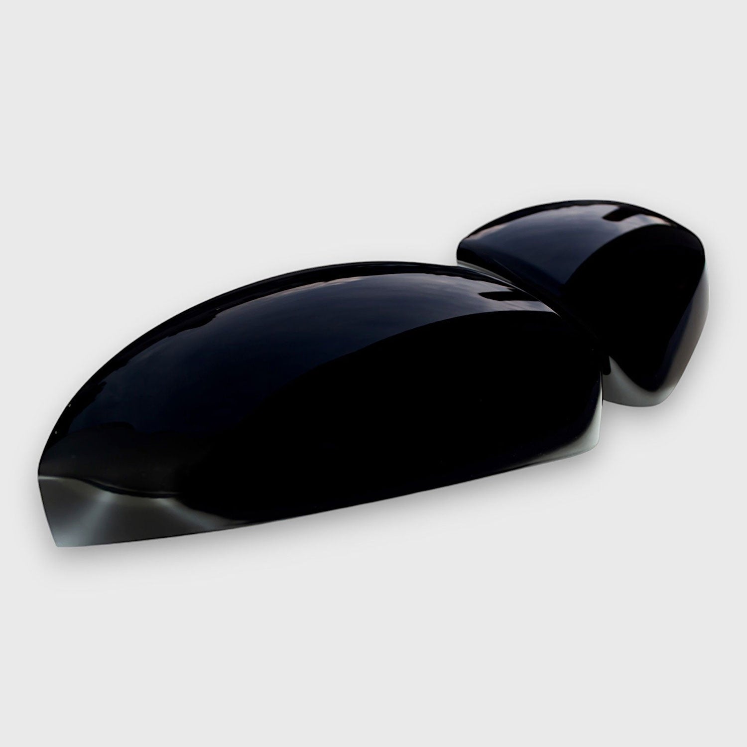 2016-2021 Hyundai Tucson Mirror Cover Caps Gloss Black 2Pcs ABS Plastic