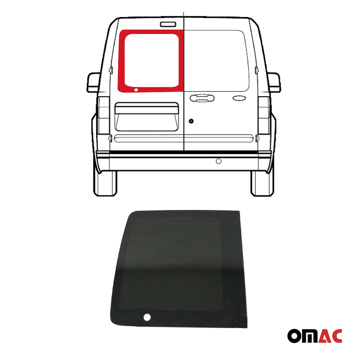 Window Glass For Ford Transit Connect 2010-2013 Right Side Rear L1 L2 Black