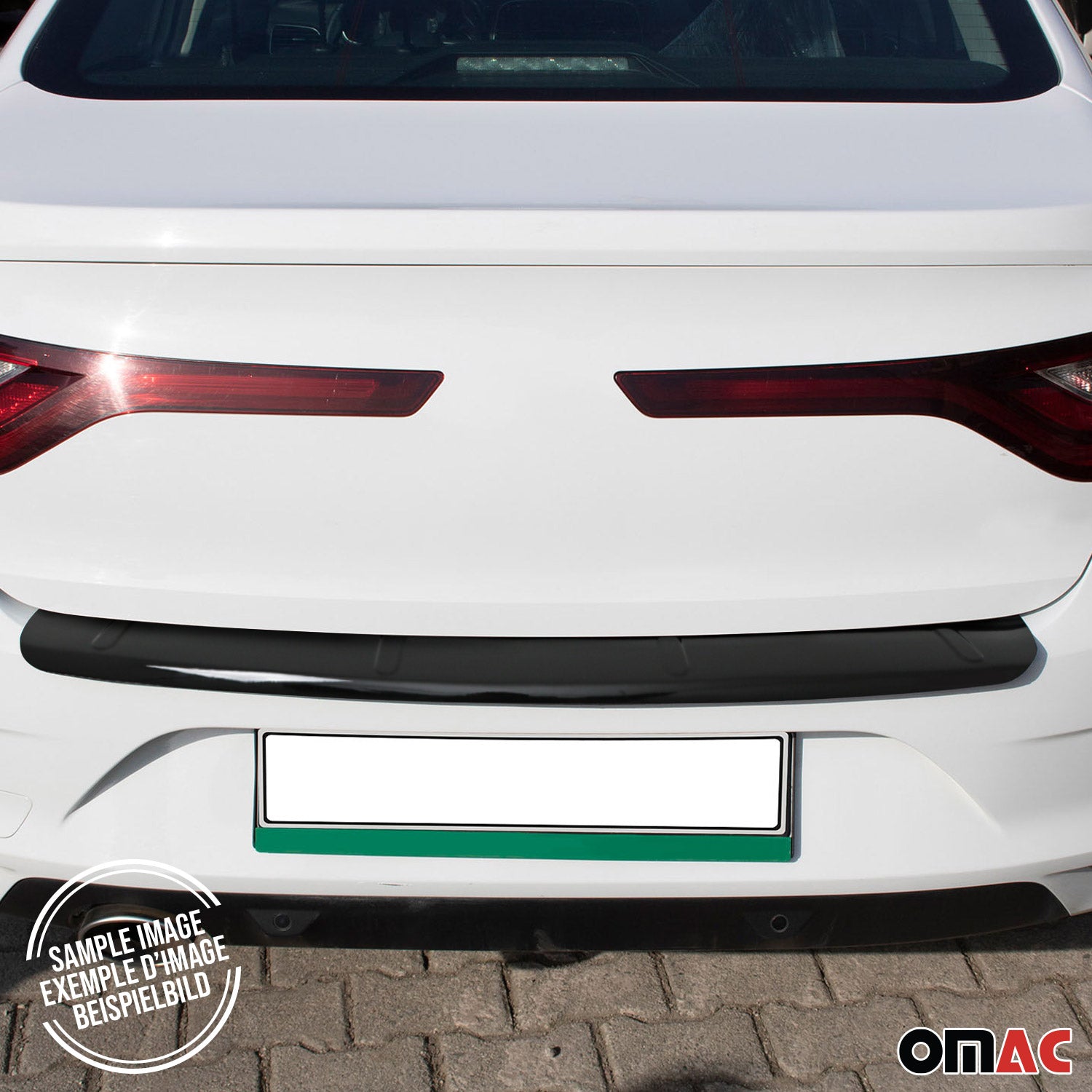 2019-2021 Hyundai Tucson Rear Bumper Guard Acrylic Black