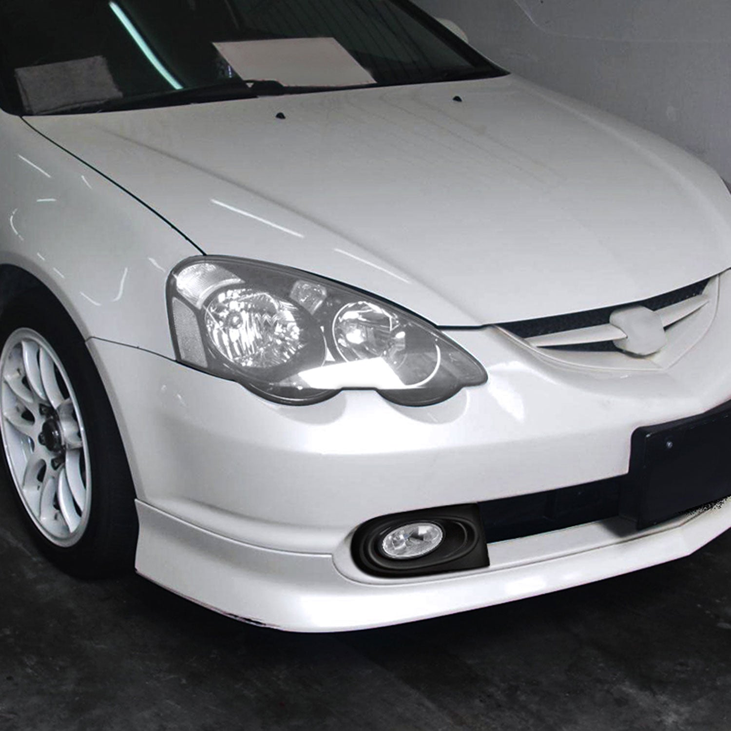 2002-2004 Acura RSX H11 Fog Lights Kit Chrome Housing/Clear Lens