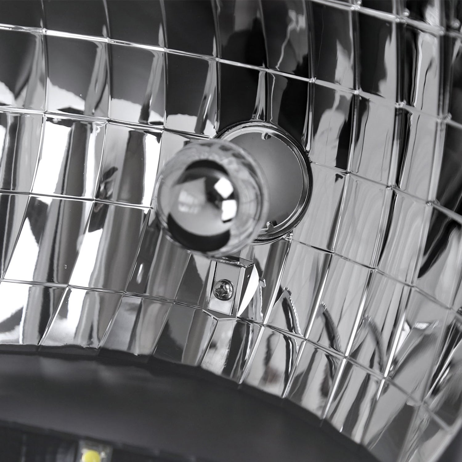 1992-2006 Ford Econoline E-Series LED Factory Headlights&Corner Lights Black