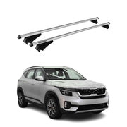 2021-2026 Kia Seltos Roof Rack Cross Bars Silver