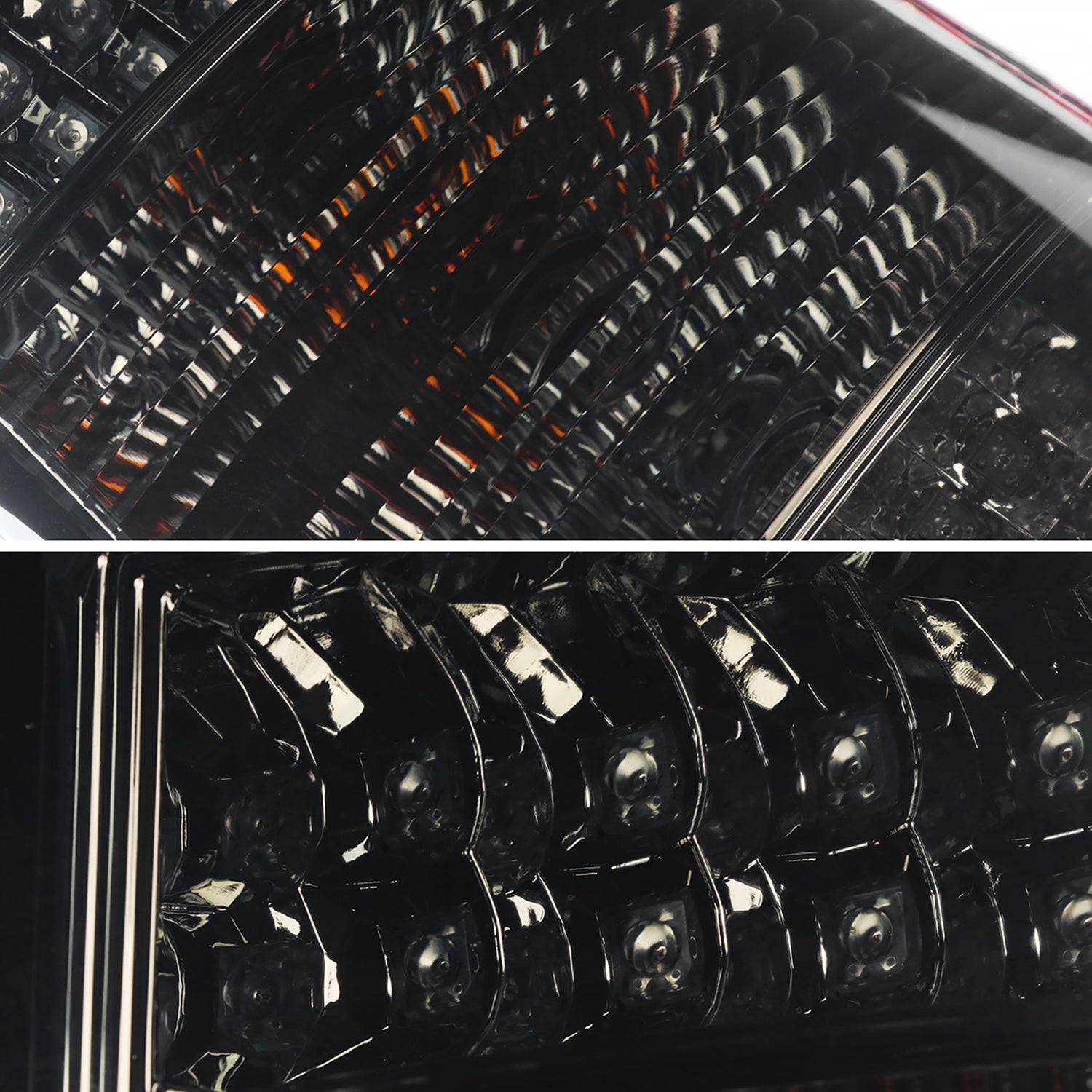 1998-2005 Mercedes Benz W163 M Class LED Tail Lights Chrome/Smoke Lens