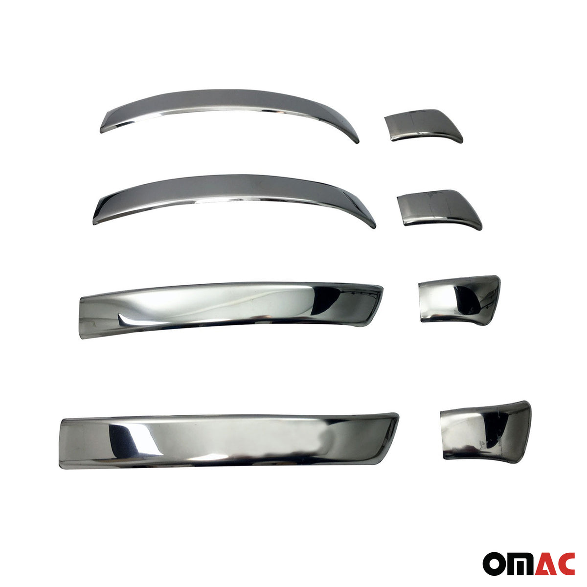2011-2018 VW Touareg Car Door Handle Cover Protector Stainless Steel Chrome 8 Pcs