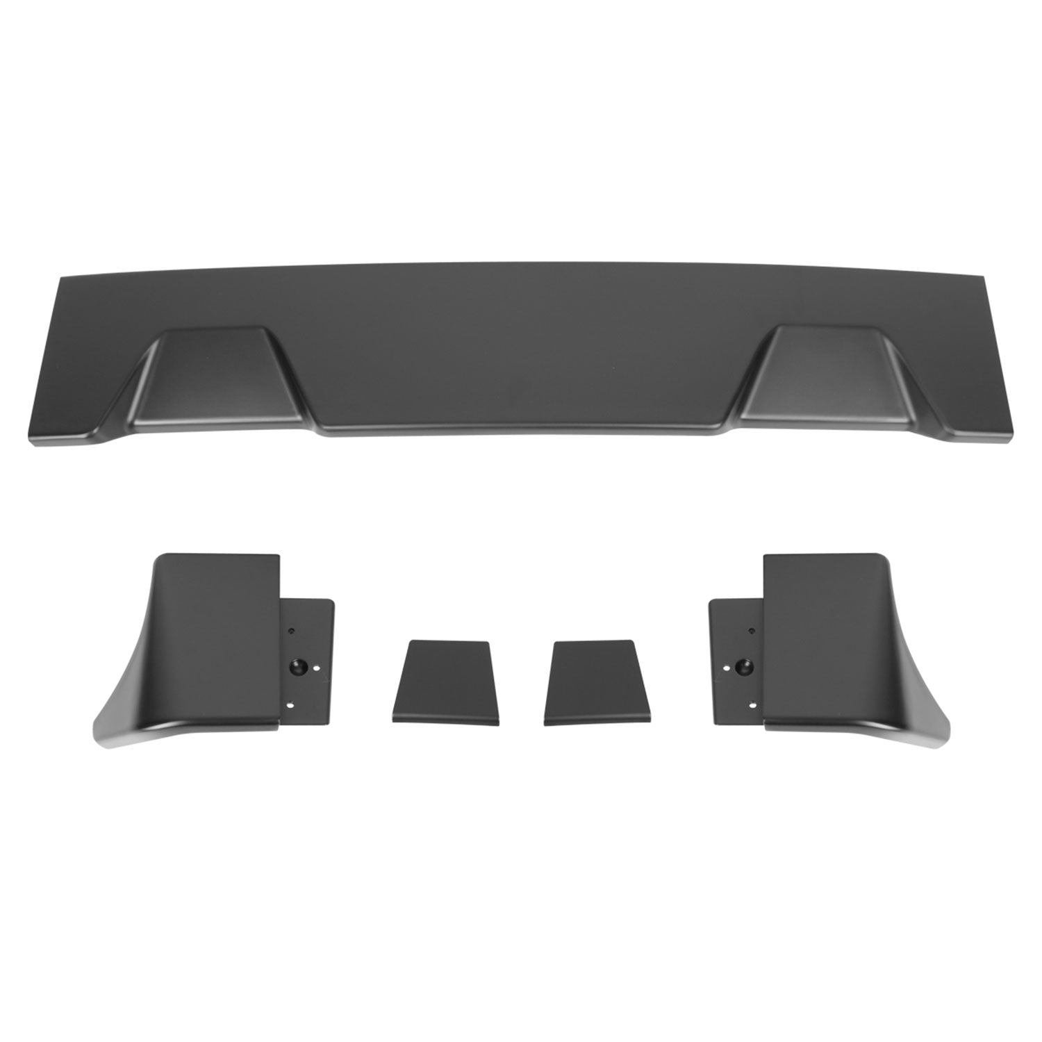 2014-2017 GMC Sierra 1500 Rear Roof Matte Black Truck Spoiler Wing Kit