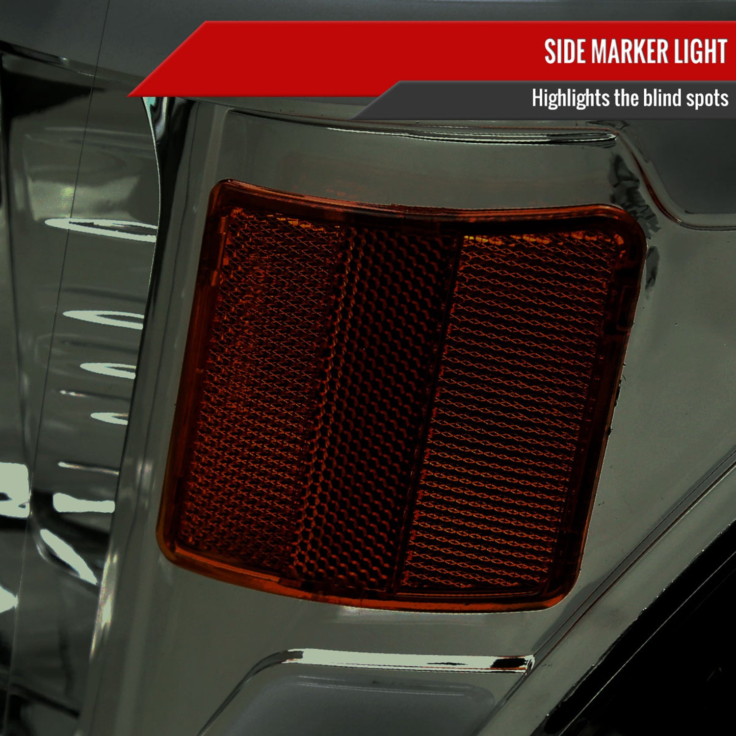 2009-2014 Ford F-150 LED Strip Projector Headlights Chrome/Smoke Lens